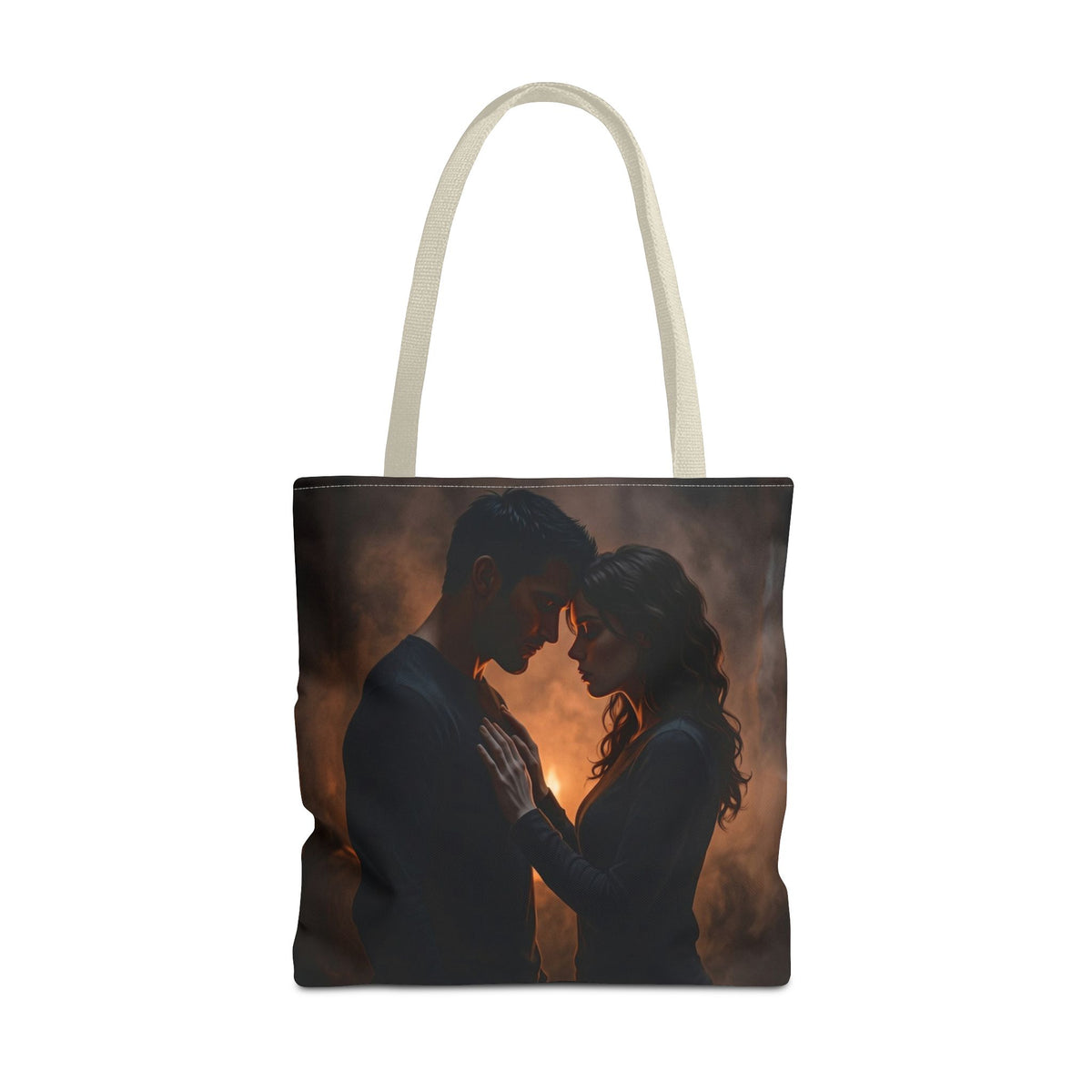 Two Shadows One Flame Tote Bag - Dark Romance Book Bag