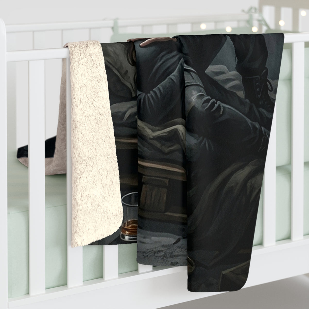 The Quiet After Sherpa Fleece Blanket - Dark Romance Lovers Throw
