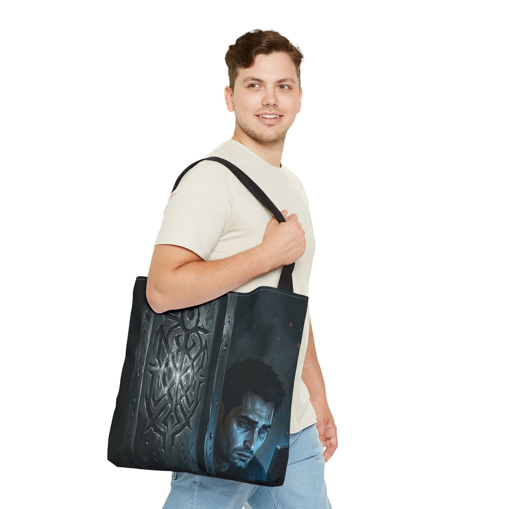 The Ward Mark Tote Bag - Gothic Rune Sigil Book Bag