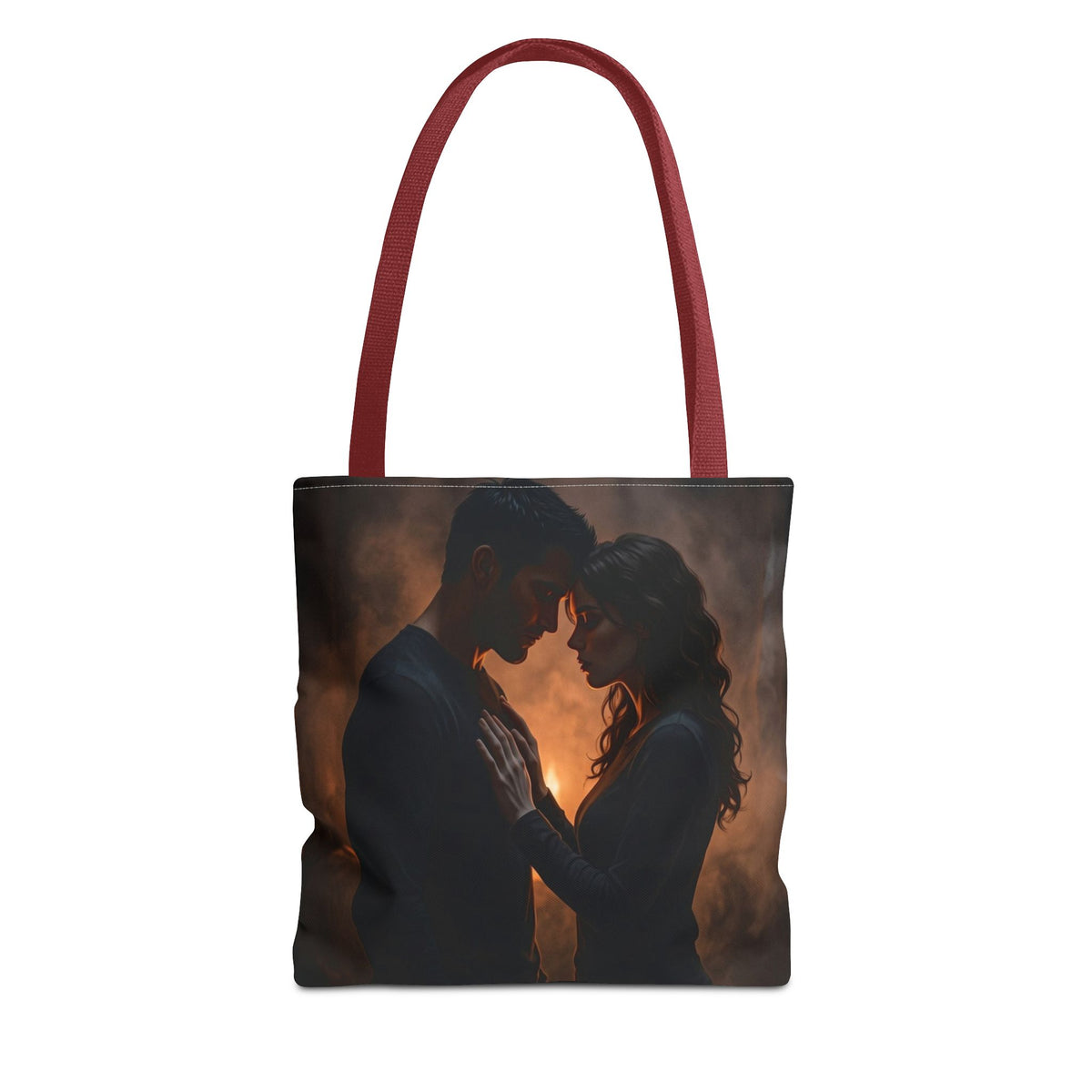 Two Shadows One Flame Tote Bag - Dark Romance Book Bag