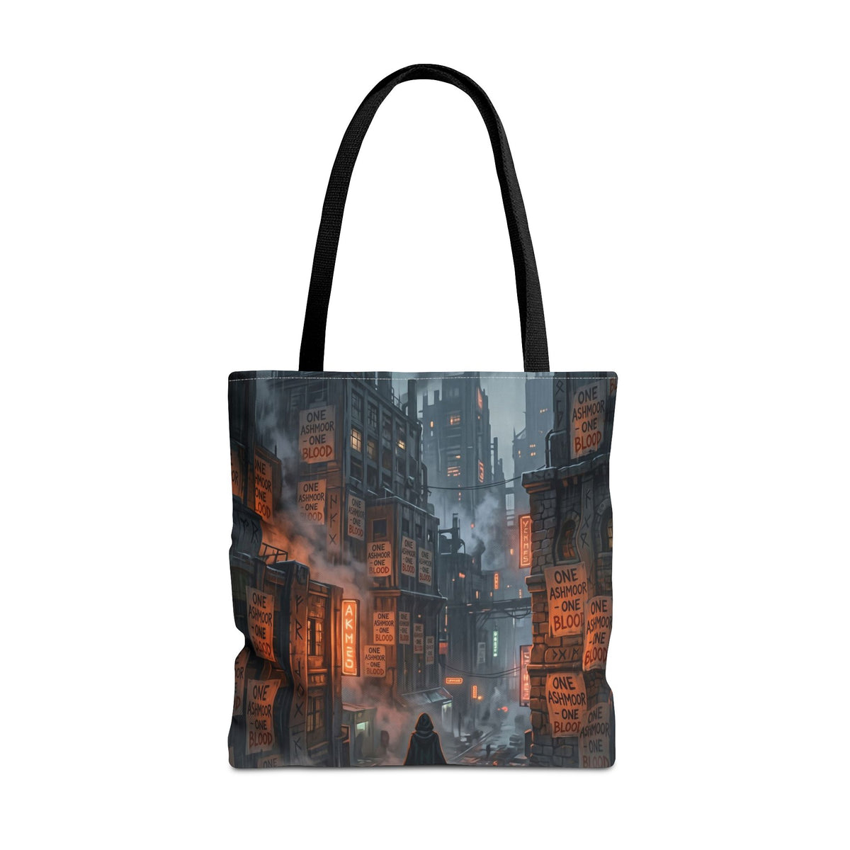 One Ashmoor One Blood Tote Bag - Dark Fantasy City Book Bag