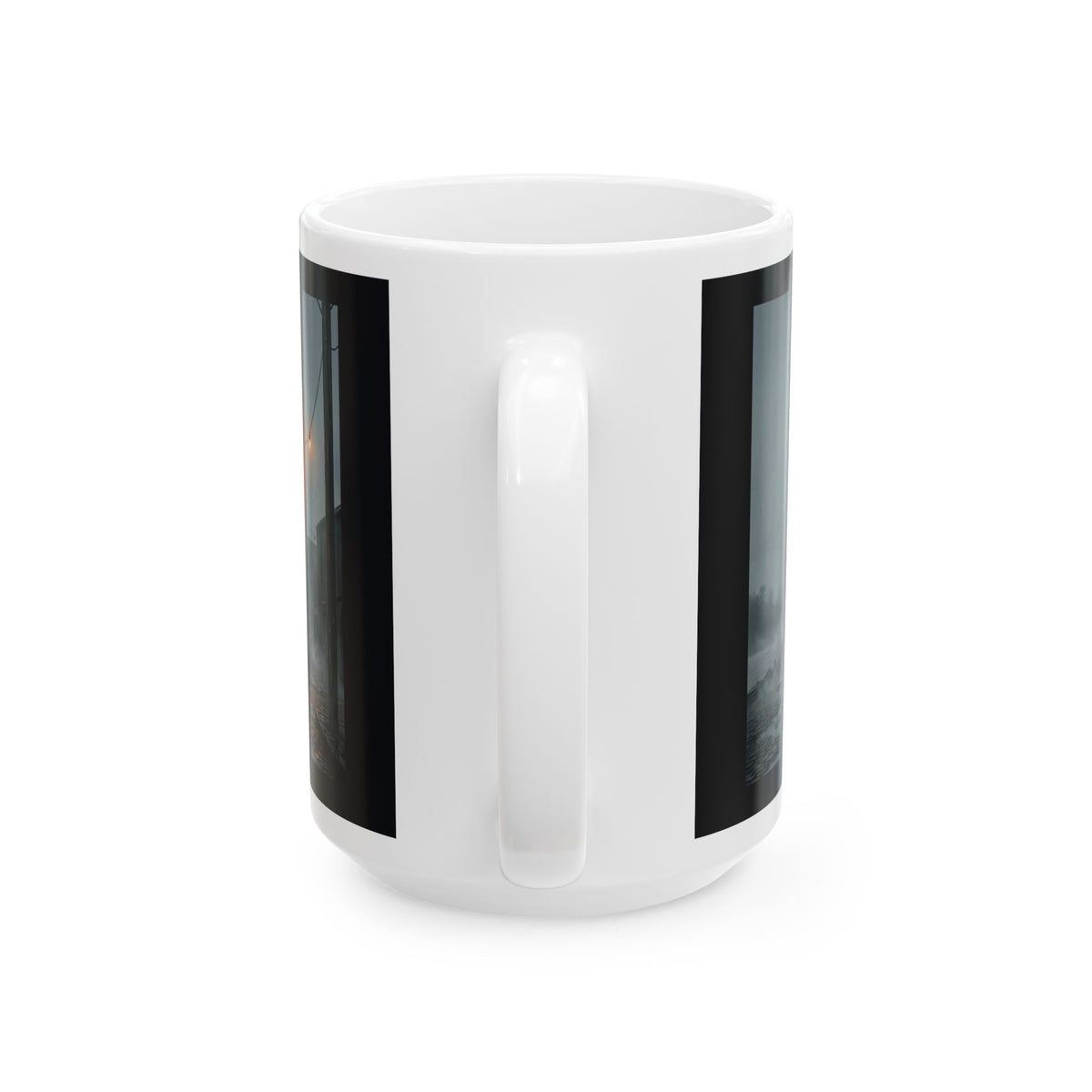Ashmoor River Packing Ceramic Mug - Gothic Industrial Coffee Cup