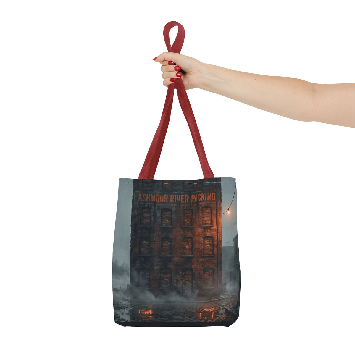 Ashmoor River Packing Tote Bag - Gothic Industrial Book Bag