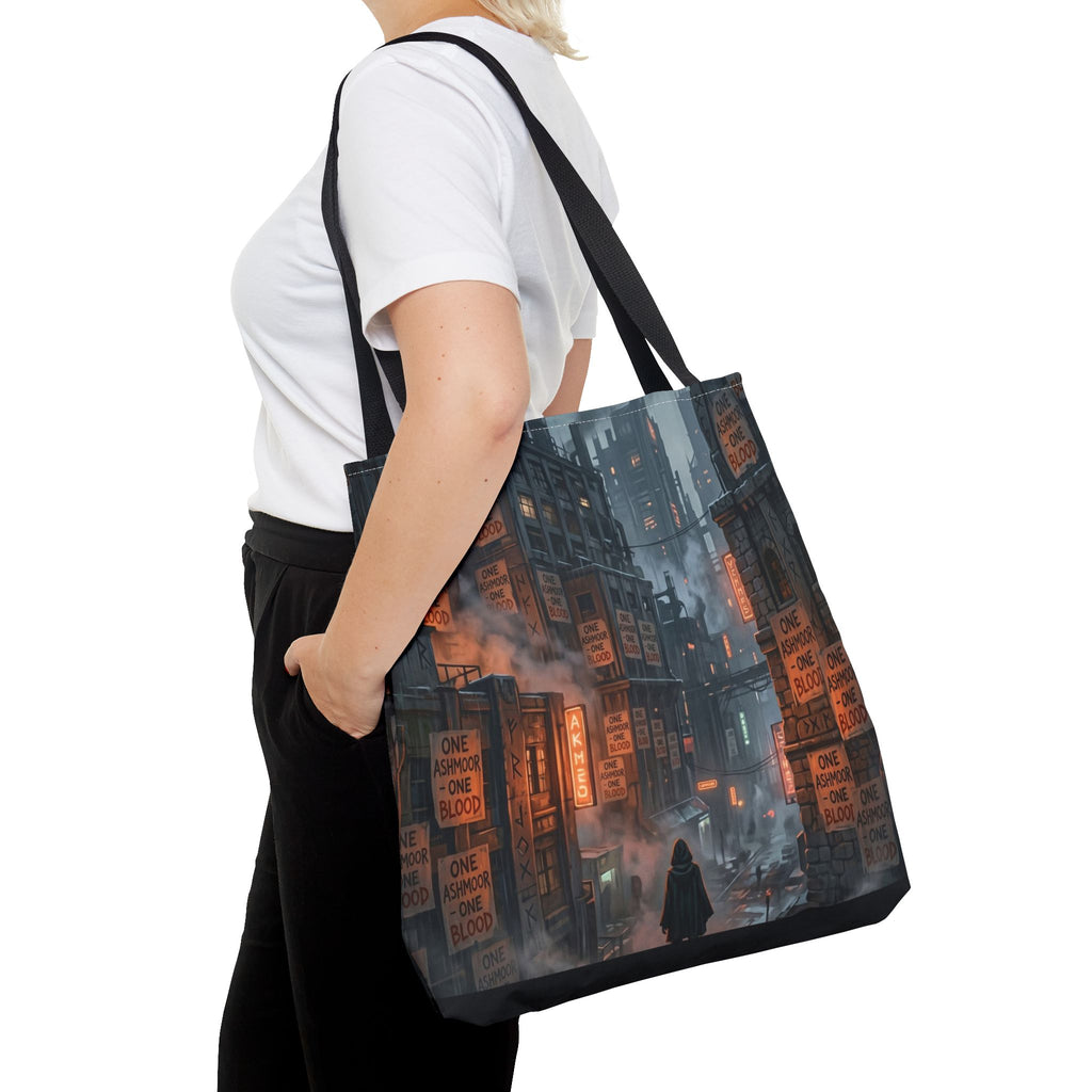 One Ashmoor One Blood Tote Bag - Dark Fantasy City Book Bag