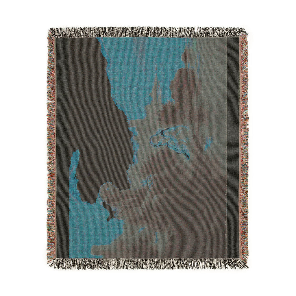 Religious Nativity Woven Blanket