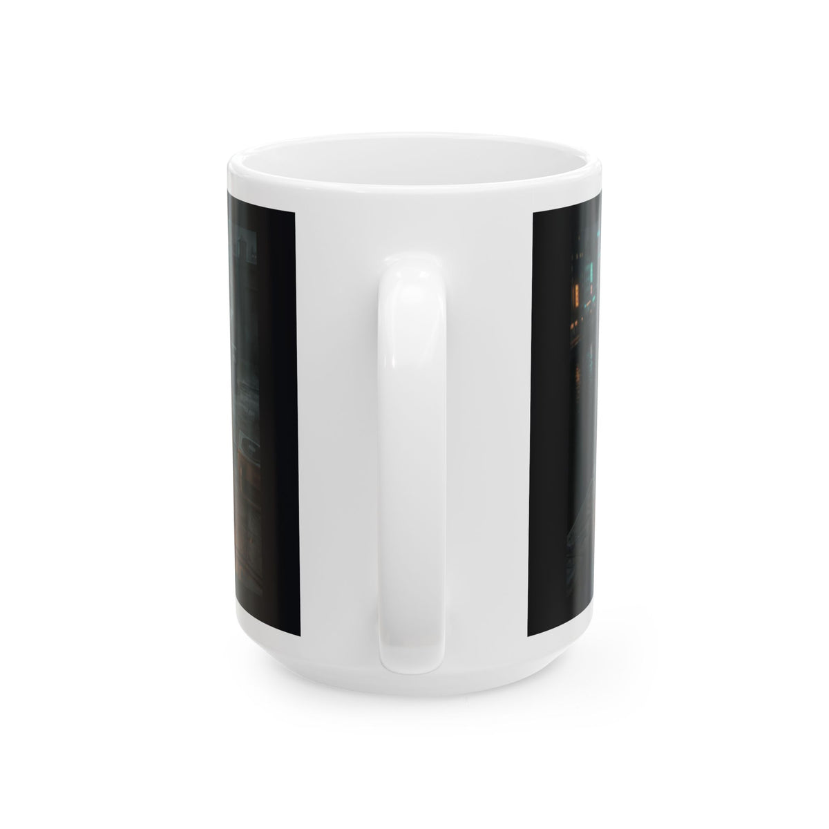 Rooftop Vow Ceramic Mug - Dark Fantasy Romance Coffee Cup
