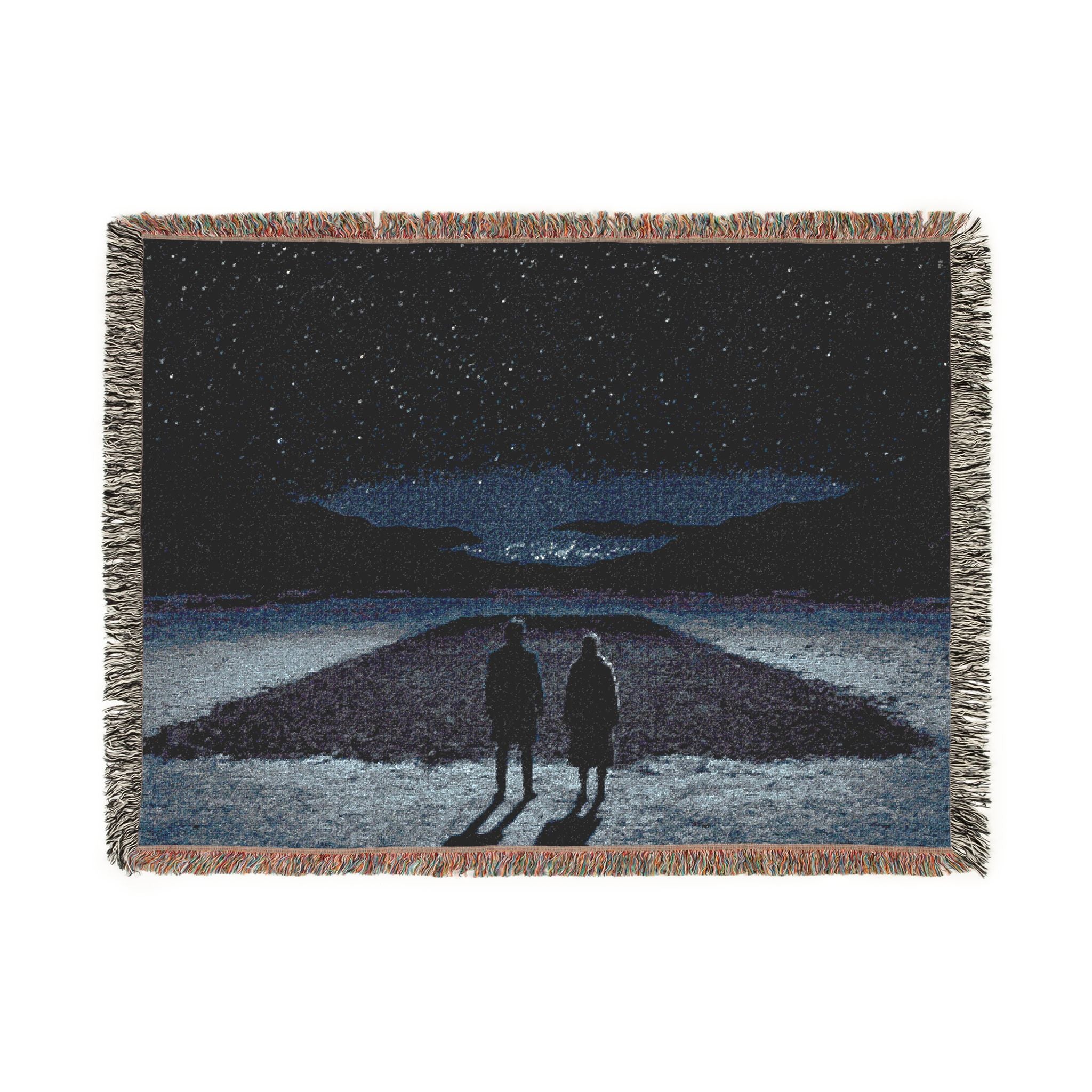Mass Grave Scene Woven Blanket