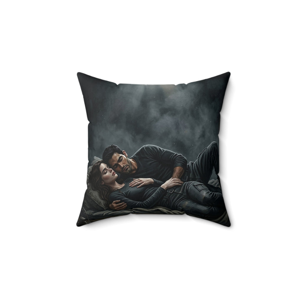 The Quiet After Throw Pillow - Dark Romance Lovers Accent Cushion