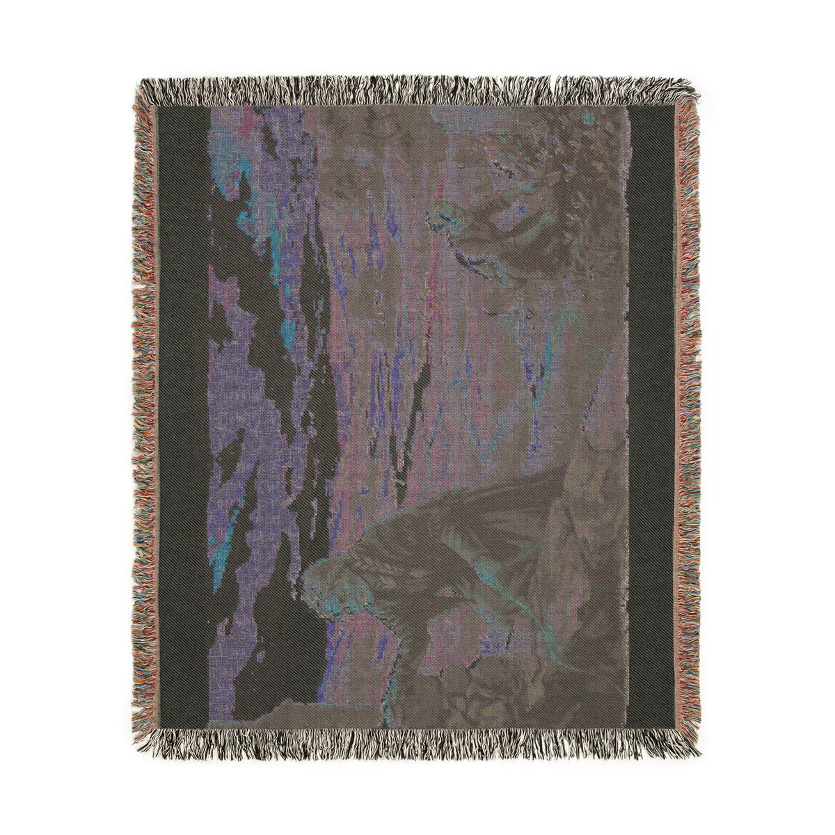 Pastoral Landscape Woven Blanket — Religious Countryside Throw