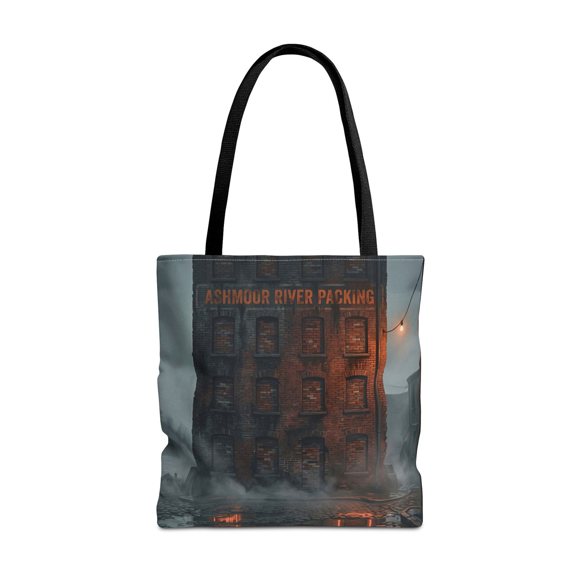 Ashmoor River Packing Tote Bag - Gothic Industrial Book Bag