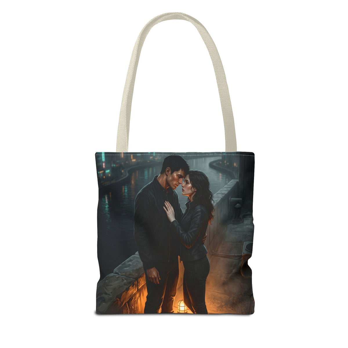 Rooftop Vow Tote Bag - Dark Fantasy Romance Book Bag