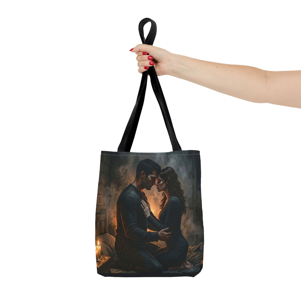 True Name Tote Bag - Candlelit Dark Romance Book Bag