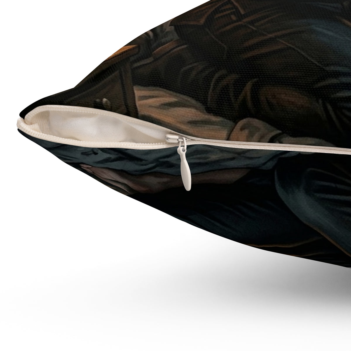 True Name Throw Pillow - Candlelit Dark Romance Accent Cushion