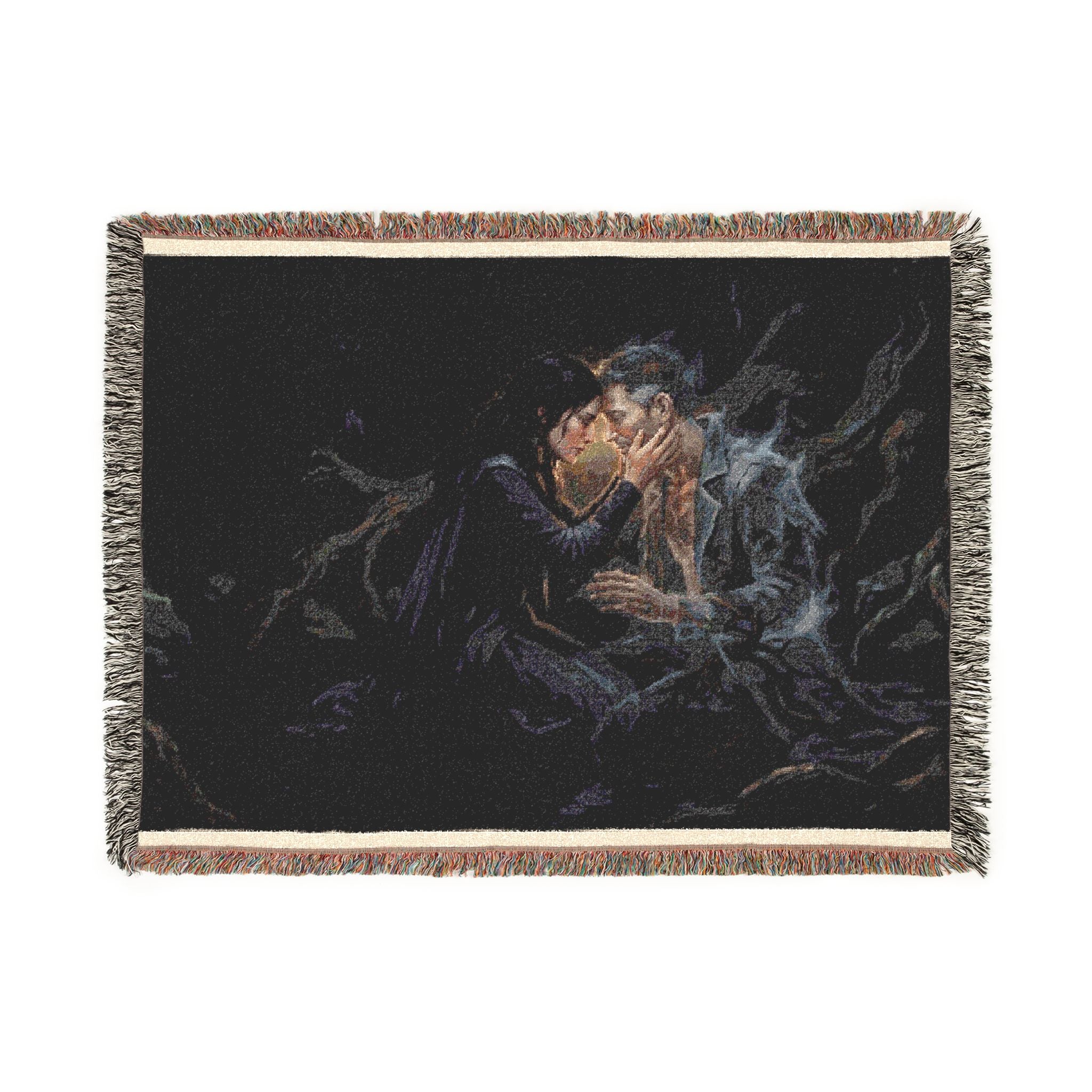 Woven Blanket — Starry Night Astronaut Throw Blanket