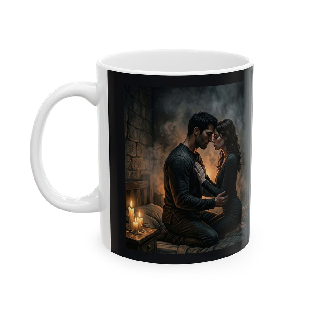 True Name Ceramic Mug - Candlelit Dark Romance Coffee Cup