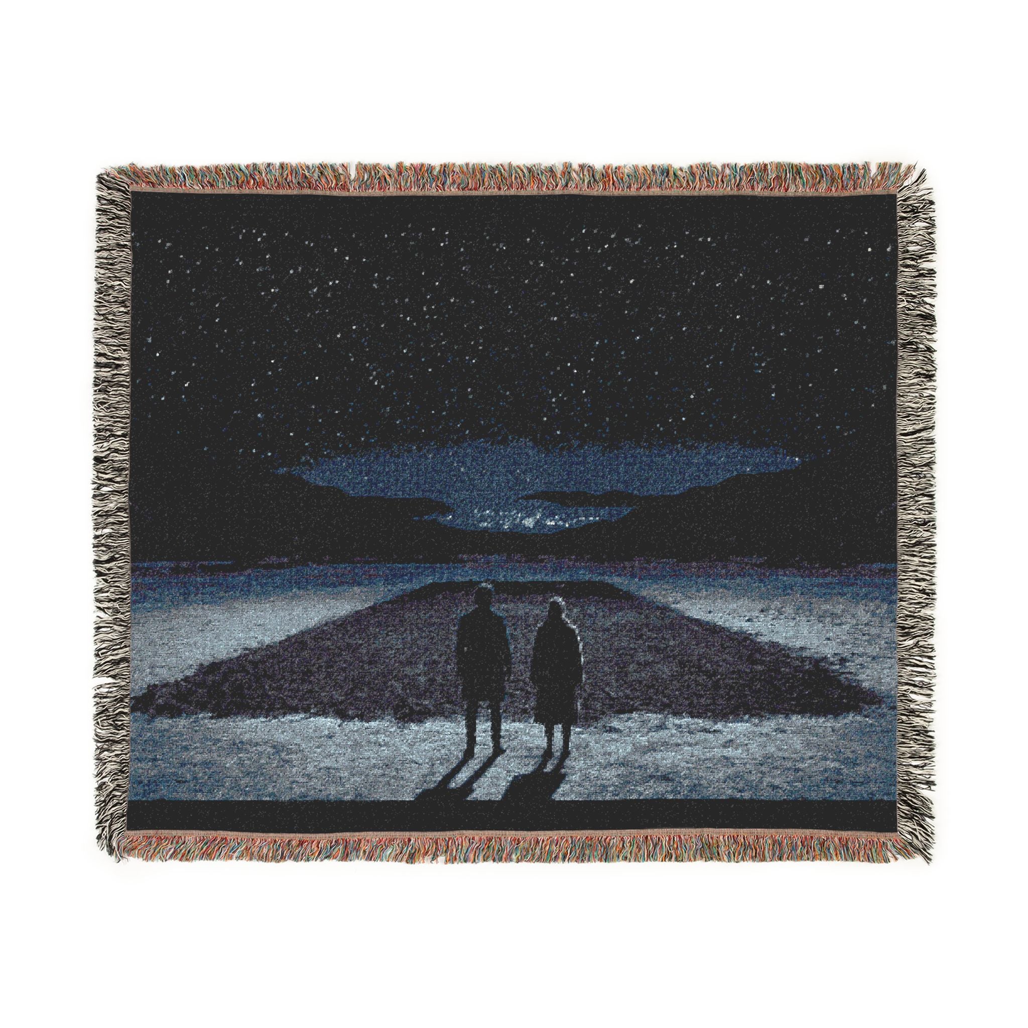 Mass Grave Scene Woven Blanket
