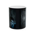 The Ward Mark Ceramic Mug - Gothic Rune Sigil Coffee Cup