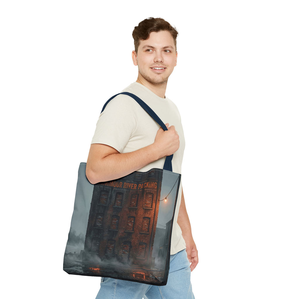 Ashmoor River Packing Tote Bag - Gothic Industrial Book Bag