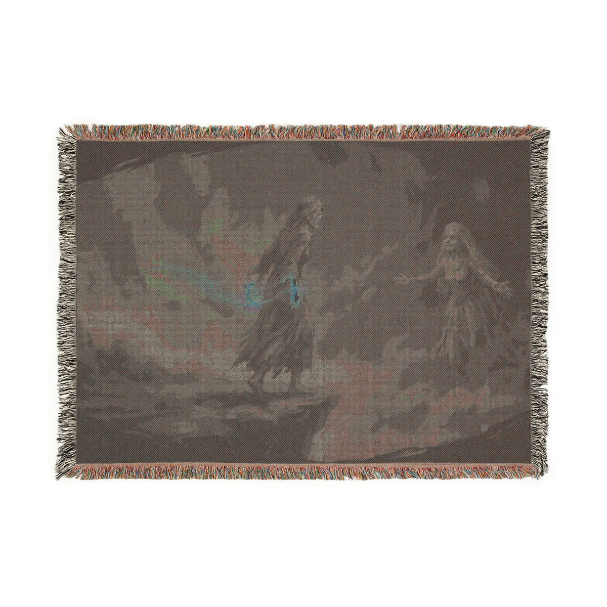 Woven Blanket — Gothic Lantern Nightscape Throw