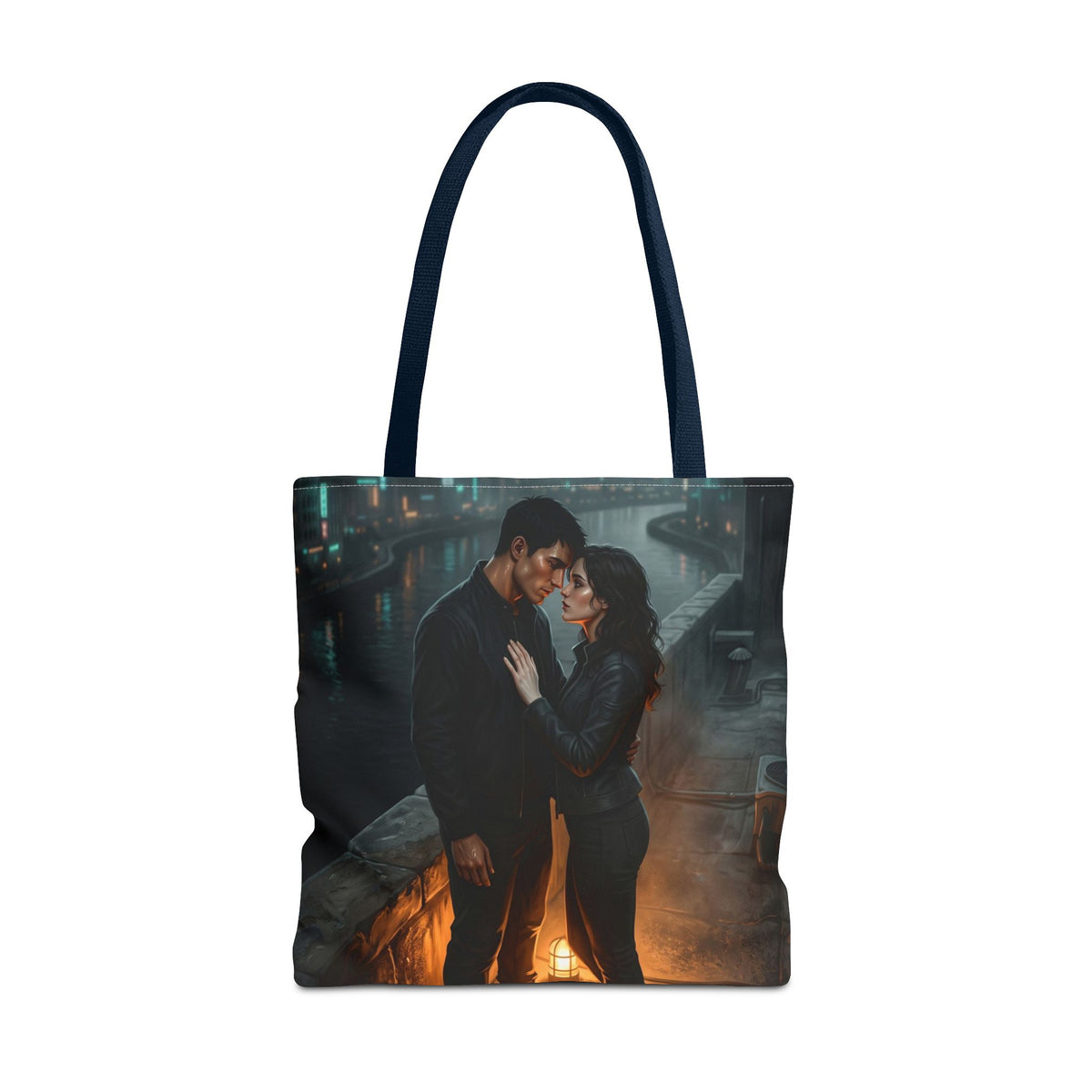 Rooftop Vow Tote Bag - Dark Fantasy Romance Book Bag