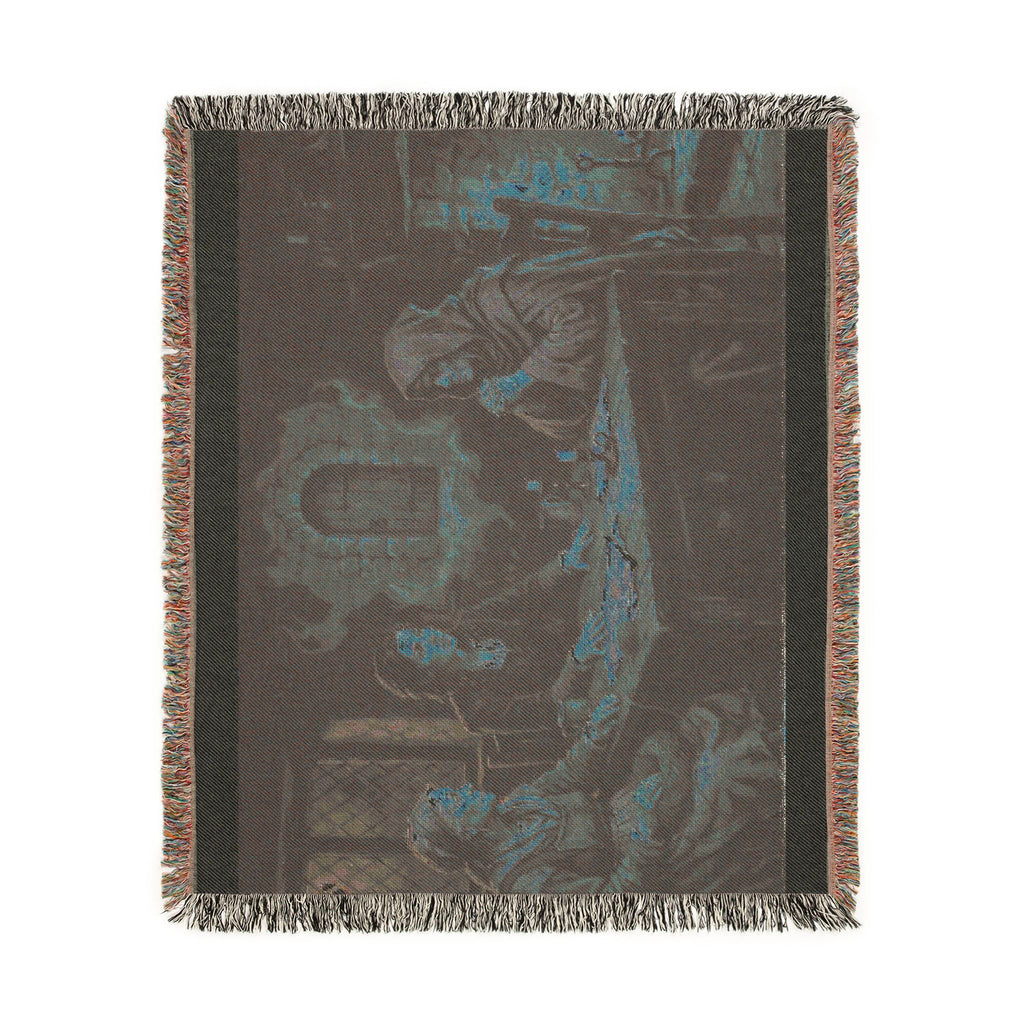 Woven Blanket - Vintage Tarot Card Readers Tapestry Throw