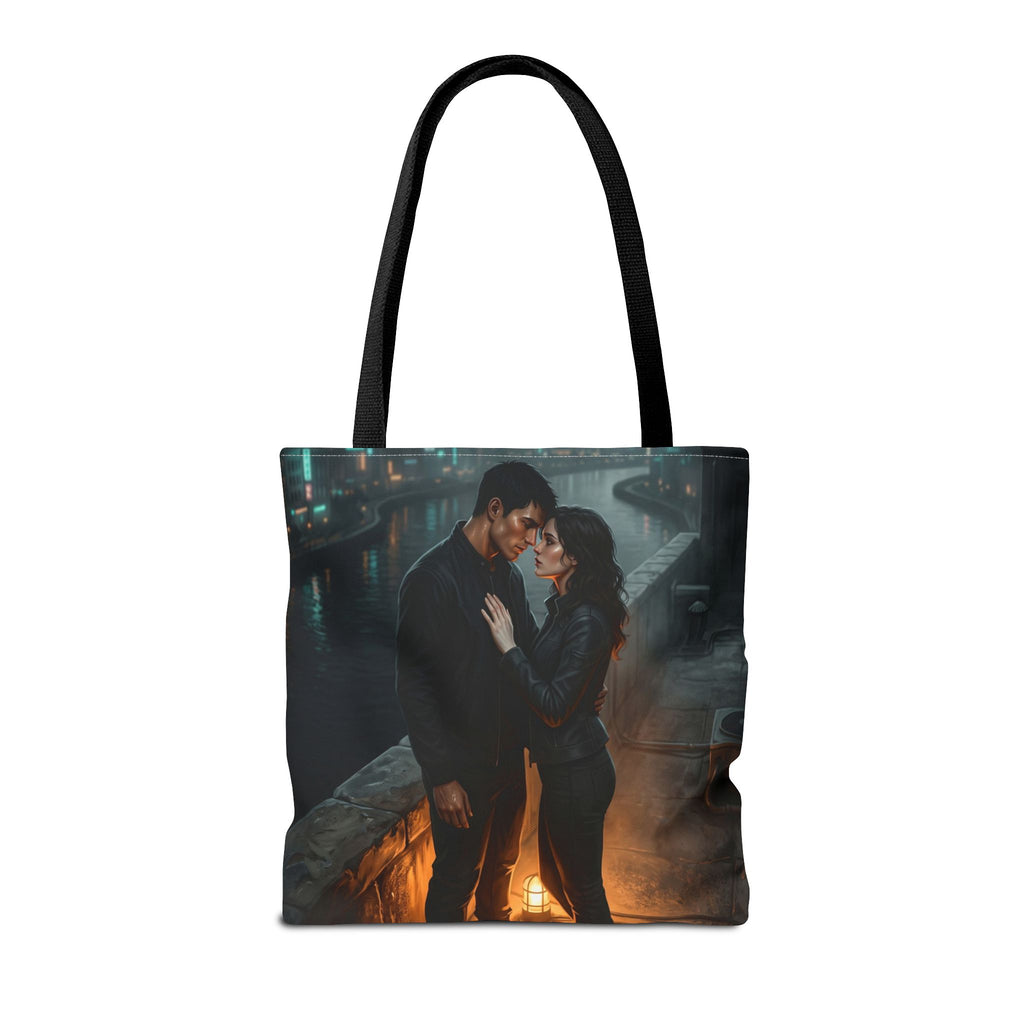 Rooftop Vow Tote Bag - Dark Fantasy Romance Book Bag