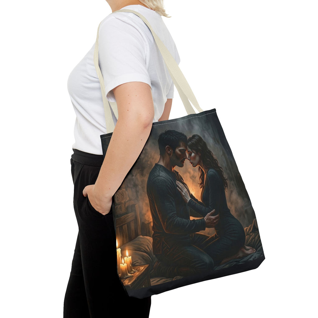 True Name Tote Bag - Candlelit Dark Romance Book Bag