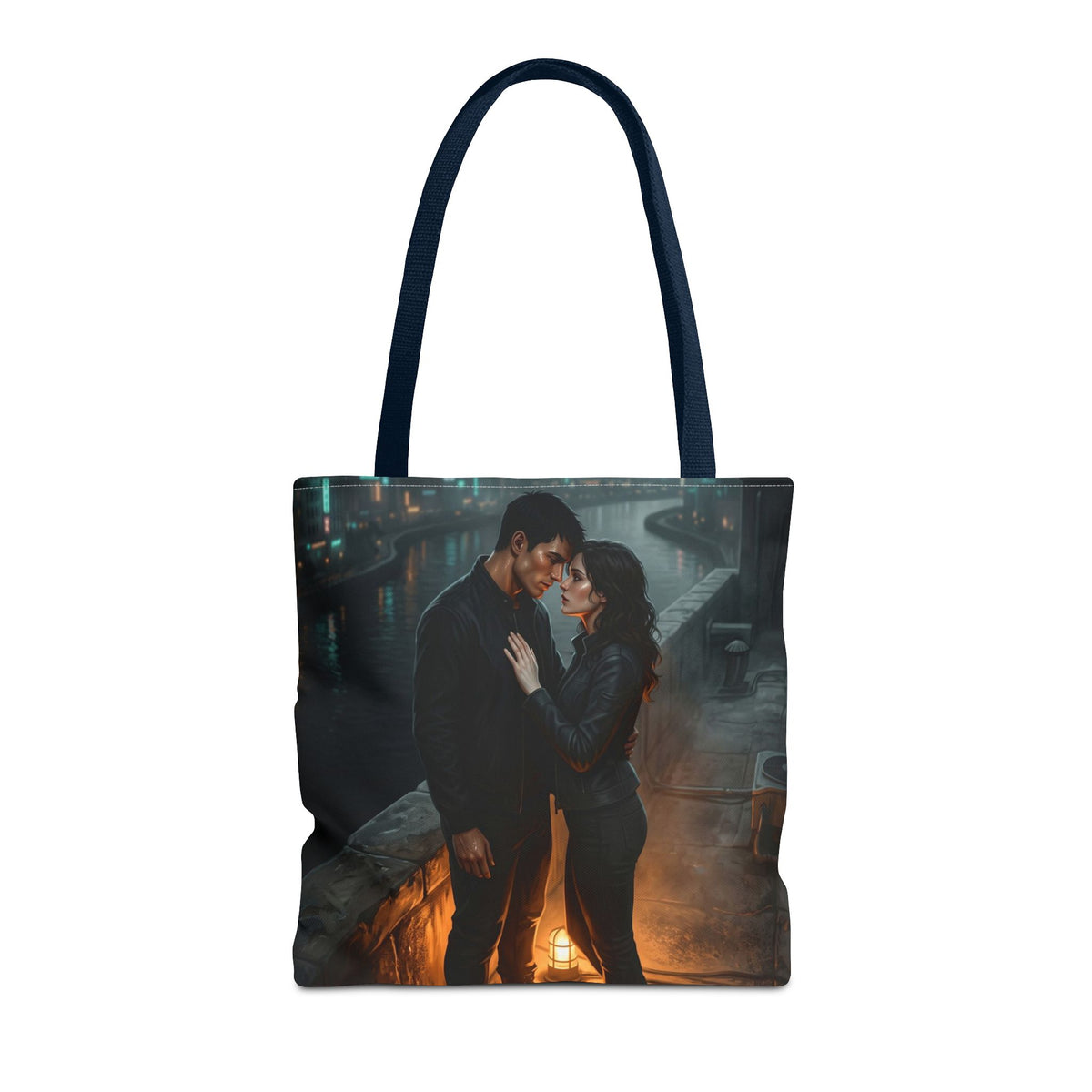 Rooftop Vow Tote Bag - Dark Fantasy Romance Book Bag