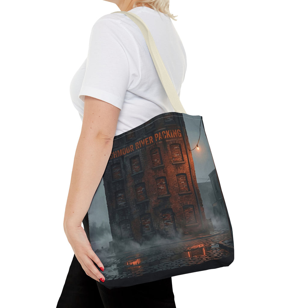 Ashmoor River Packing Tote Bag - Gothic Industrial Book Bag