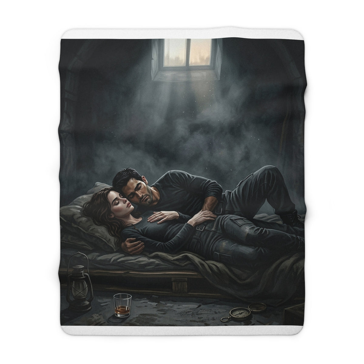 The Quiet After Sherpa Fleece Blanket - Dark Romance Lovers Throw