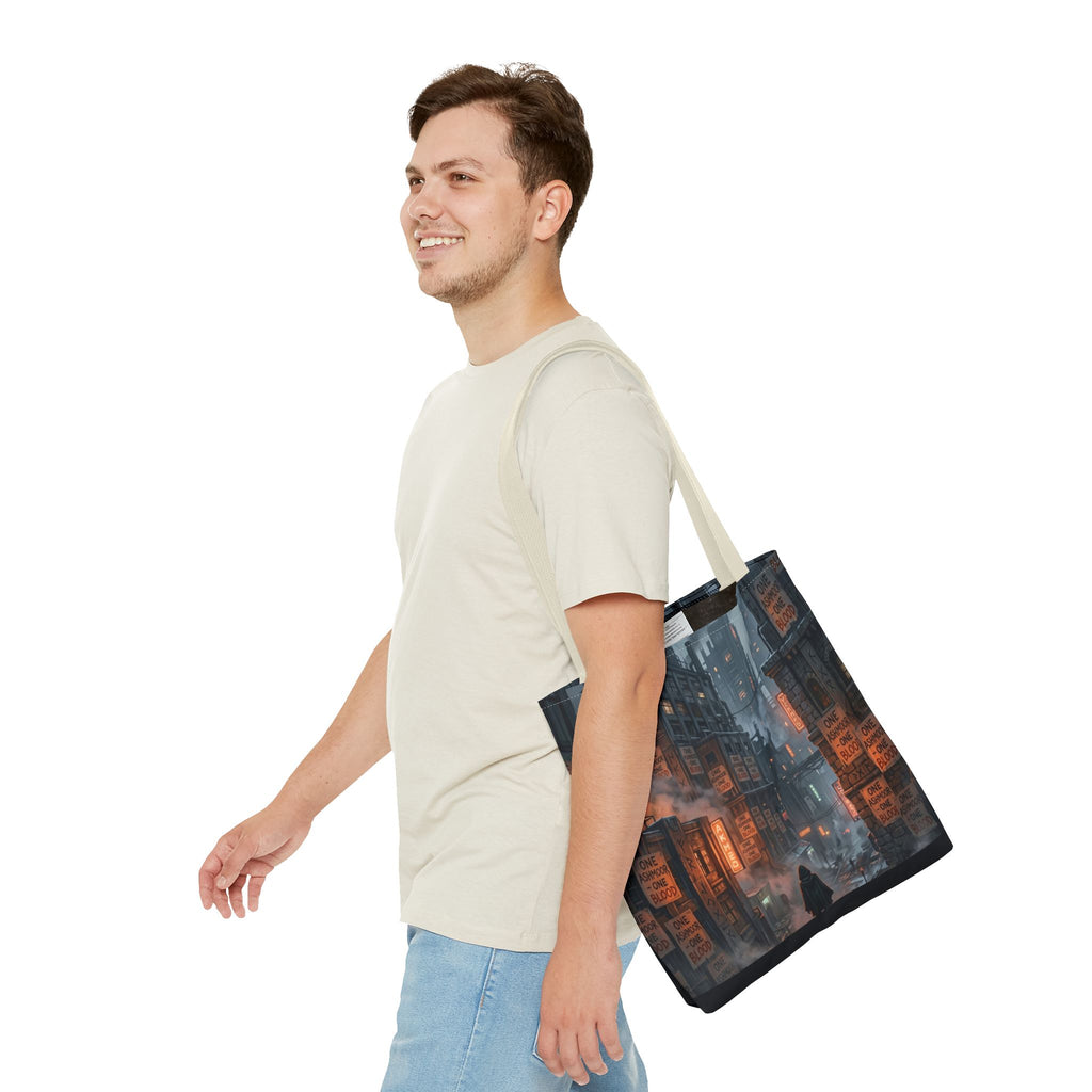 One Ashmoor One Blood Tote Bag - Dark Fantasy City Book Bag