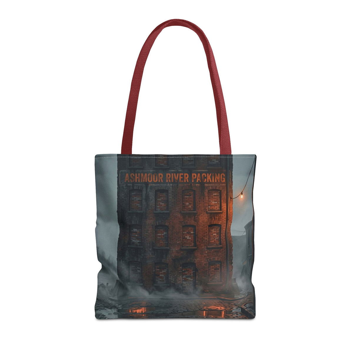 Ashmoor River Packing Tote Bag - Gothic Industrial Book Bag