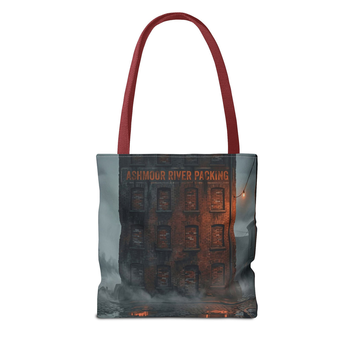 Ashmoor River Packing Tote Bag - Gothic Industrial Book Bag