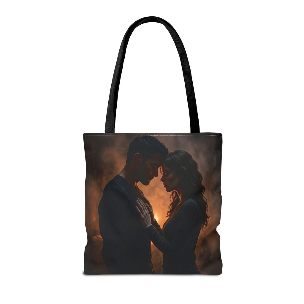 Two Shadows One Flame Tote Bag - Dark Romance Book Bag